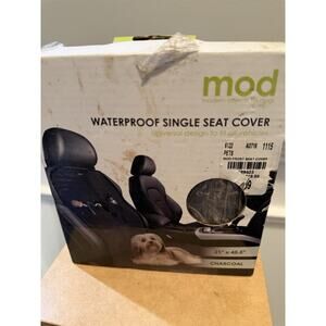 MOD Waterproof Dog Car Front Seat Cover Charcoal 21x45.5 New